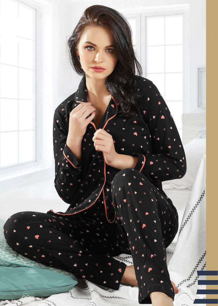Intouch Check Winter Wear cotton night suit Set for ladies – Stilento