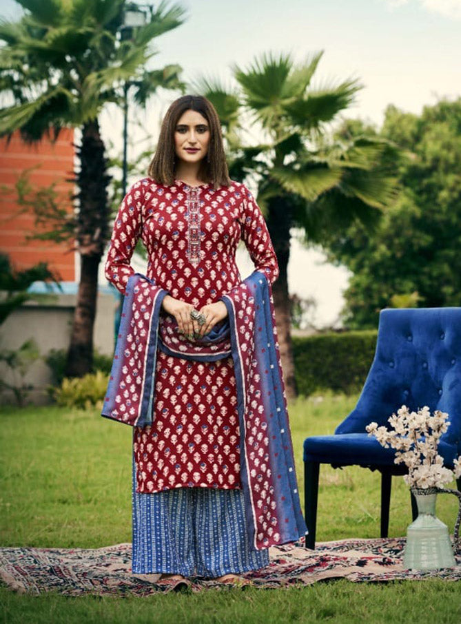 Shop Unstitched Winter Woolen Pashmina suits for ladies Online