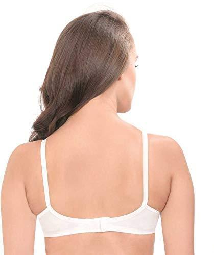 Women Cotton Full Coverage Candy White Bra