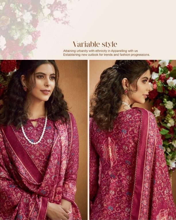 Women's Noorani Pure Pashmina Suit Dress Material