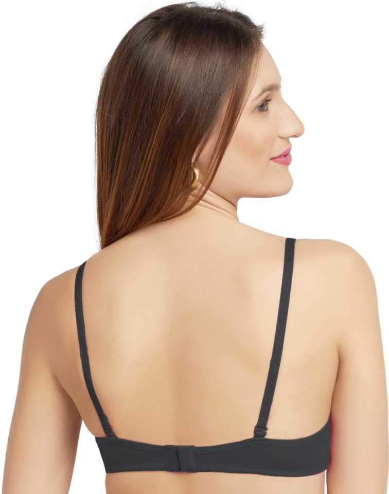 Women's Pre Shaped Strapless Lightly Padded Black Bra