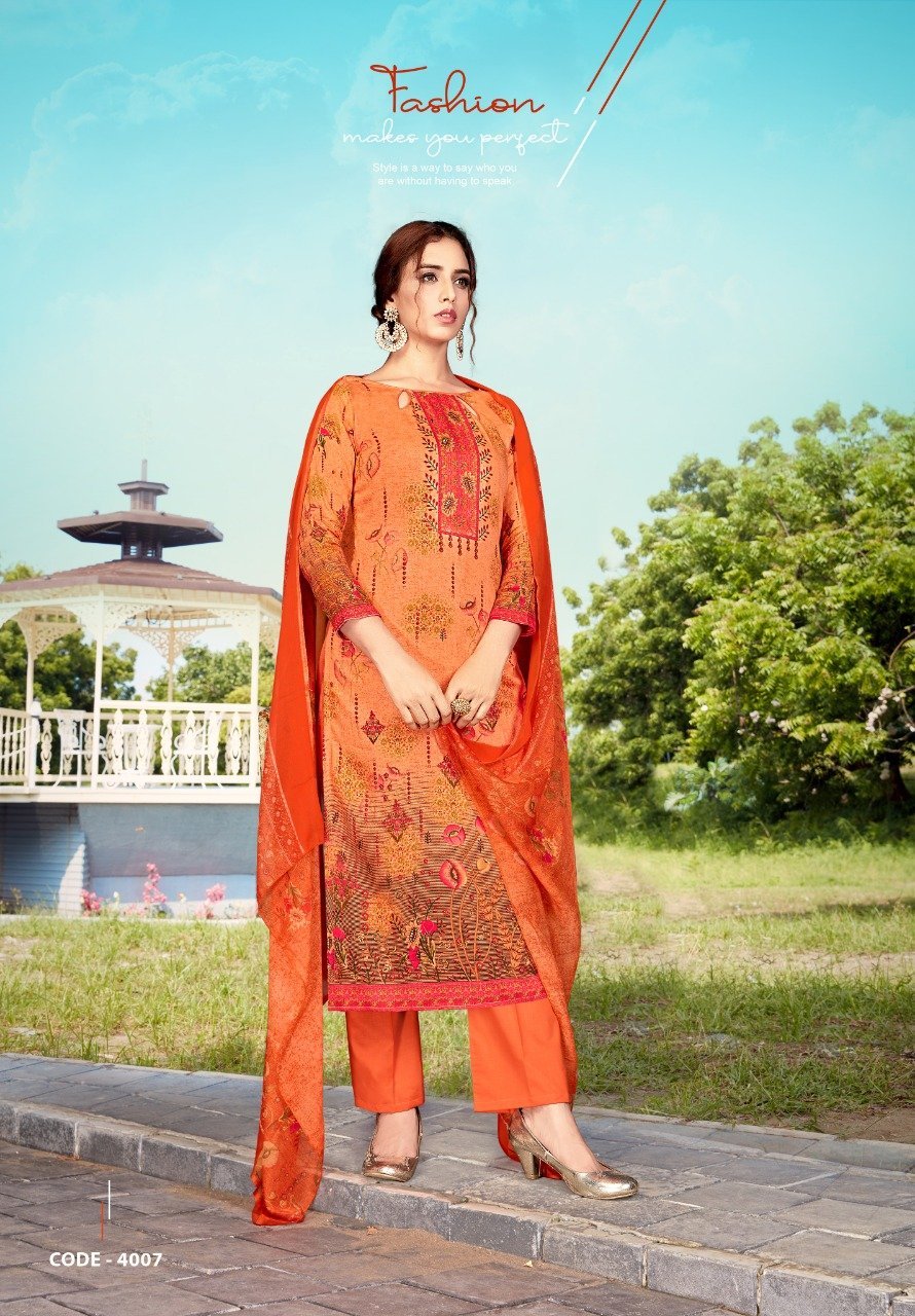 Yashika Cotton Lawn Karachi Dress Material For Women