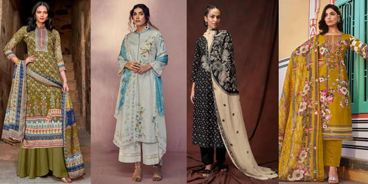 Exploring the Quintessential Charm of Indian Ethnic Wear Brands: Alok Suit, Belliza, Ganga Fashion, Rivaa Exports Ltd, and Kimora