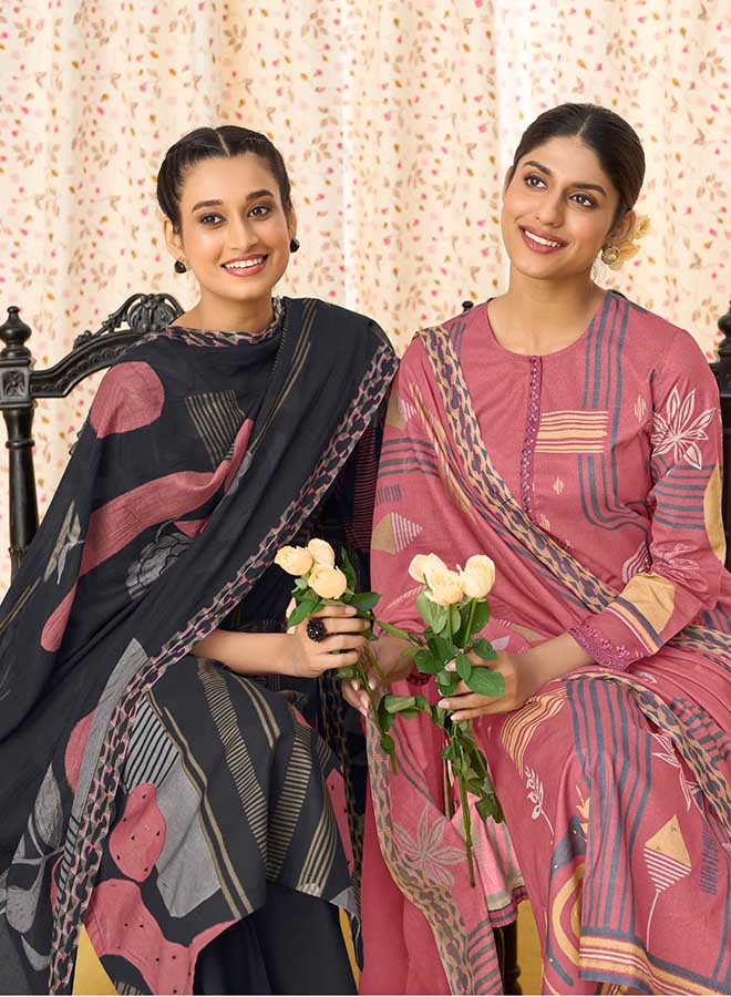 Pure Cotton Unstitched Suit for Women