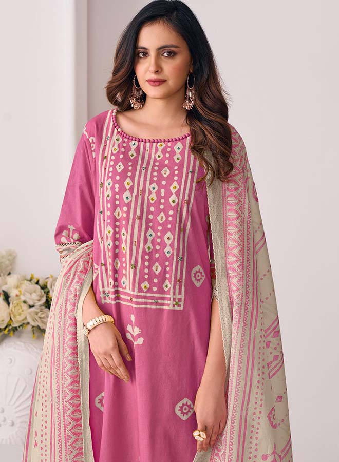 best cotton suit material for women daily wear