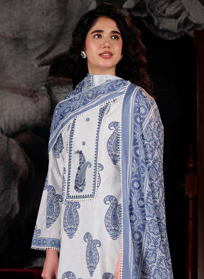 Unstitched Chanderi suit dress material for women