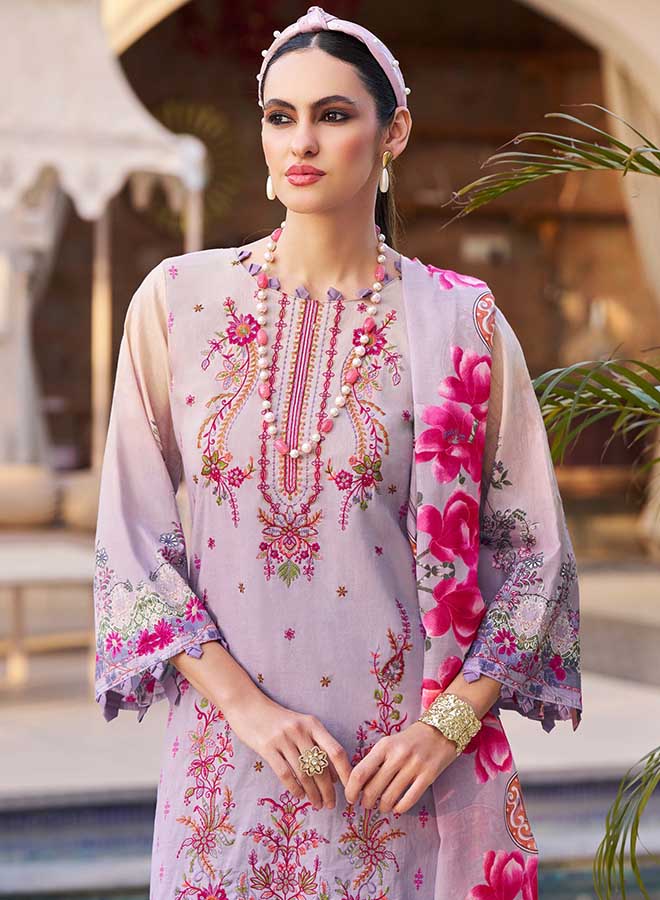 Pakistani printed fabric unstitched