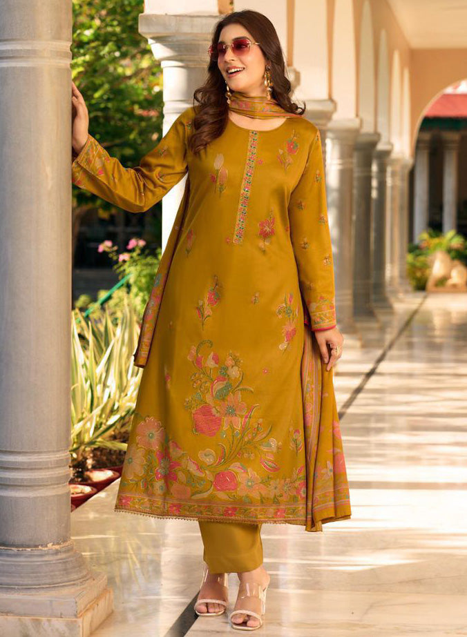 Party Wear Cotton Satin Unstitched Salwar Suit Material for Women