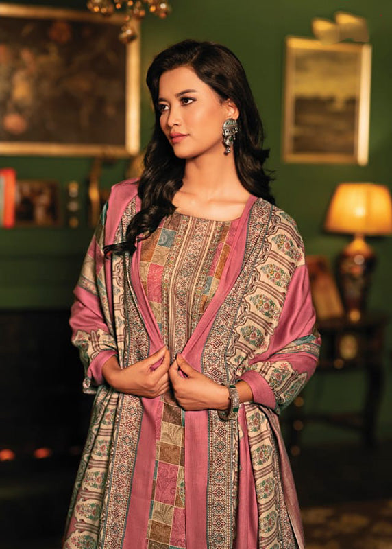 Rivaa Unstitched Cotton Satin Suit Dress Material for Women Rivaa