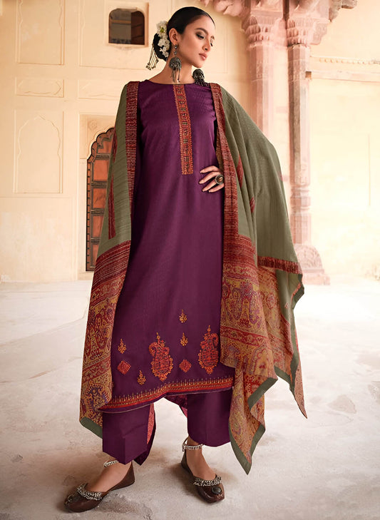 Mumtaz Arts Lawn Cotton Unstitched Suit Dress Material for Women