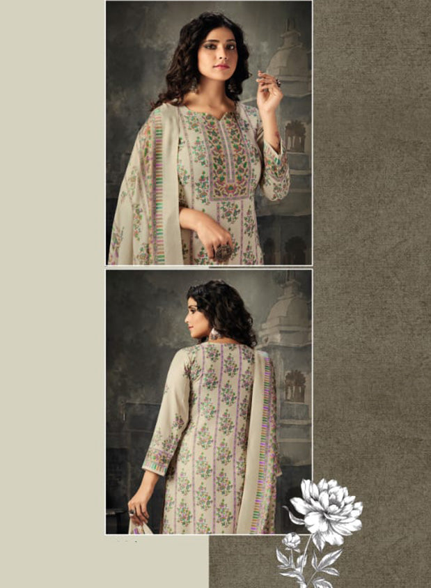 Rivaa Pure Cotton Unstitched Suit Dress Material for Ladies Rivaa