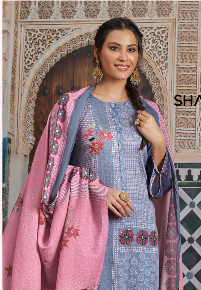 Sahiba Pure Cotton Satin Salwar Suit Dress Material for Women Sudriti Sahiba