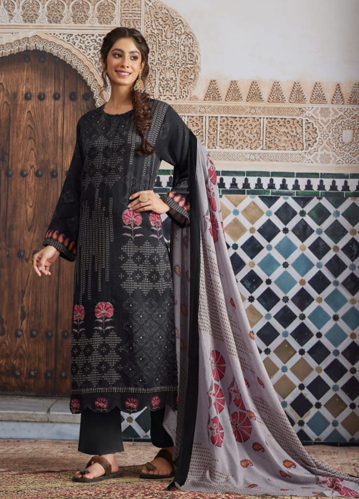 Sahiba Pure Cotton Satin Black Salwar Suit Dress Material for Women Sudriti Sahiba