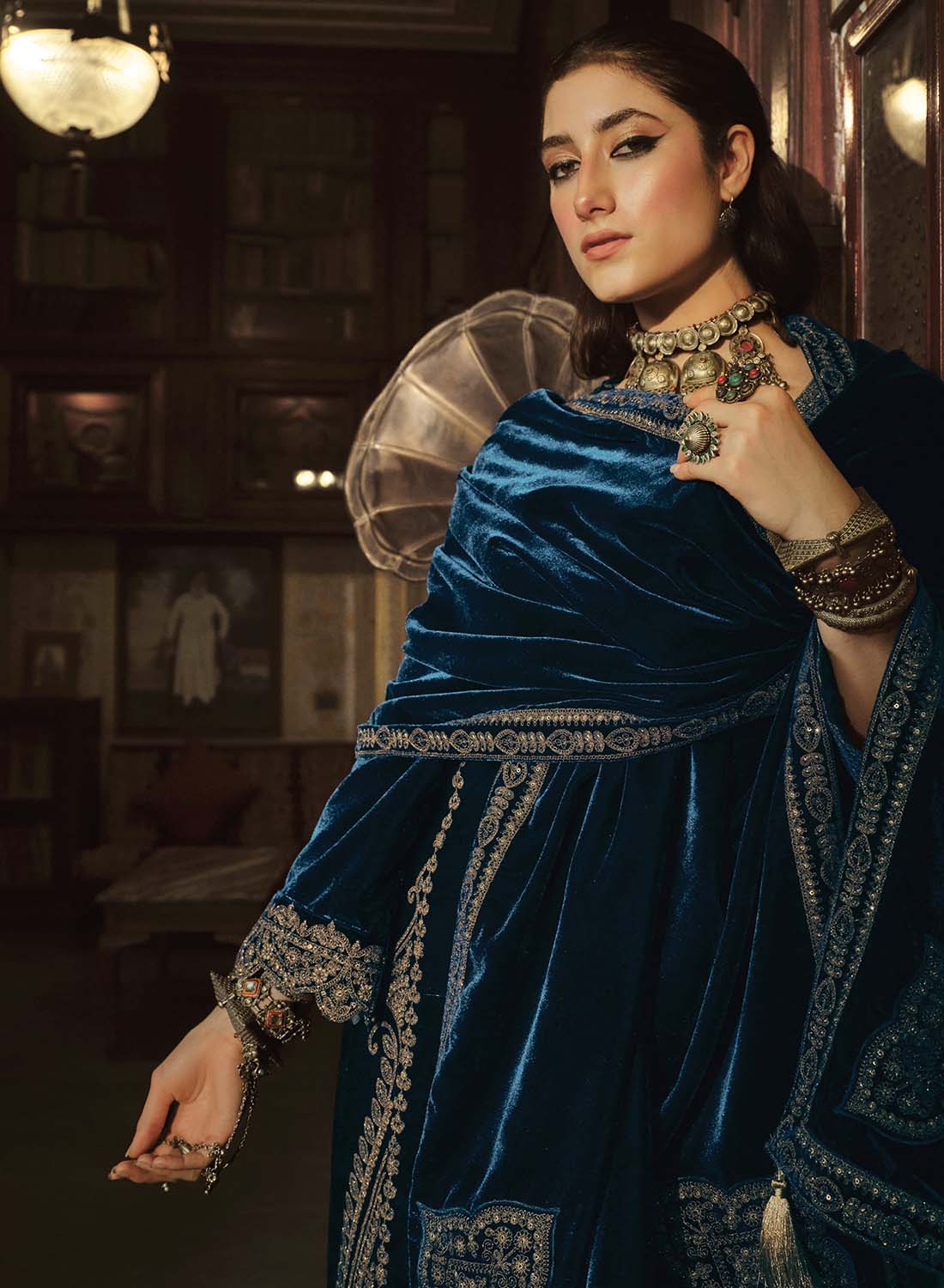 Party Wear Pakistani Unstitched Velvet Salwar Suit Dress Material