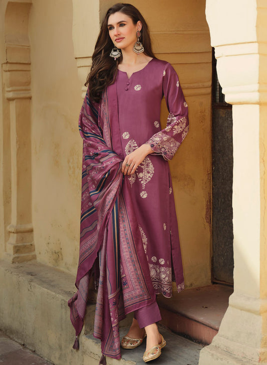 Pure Cotton Unstitched Suit Dress Material for Women with Muslin Dupatta