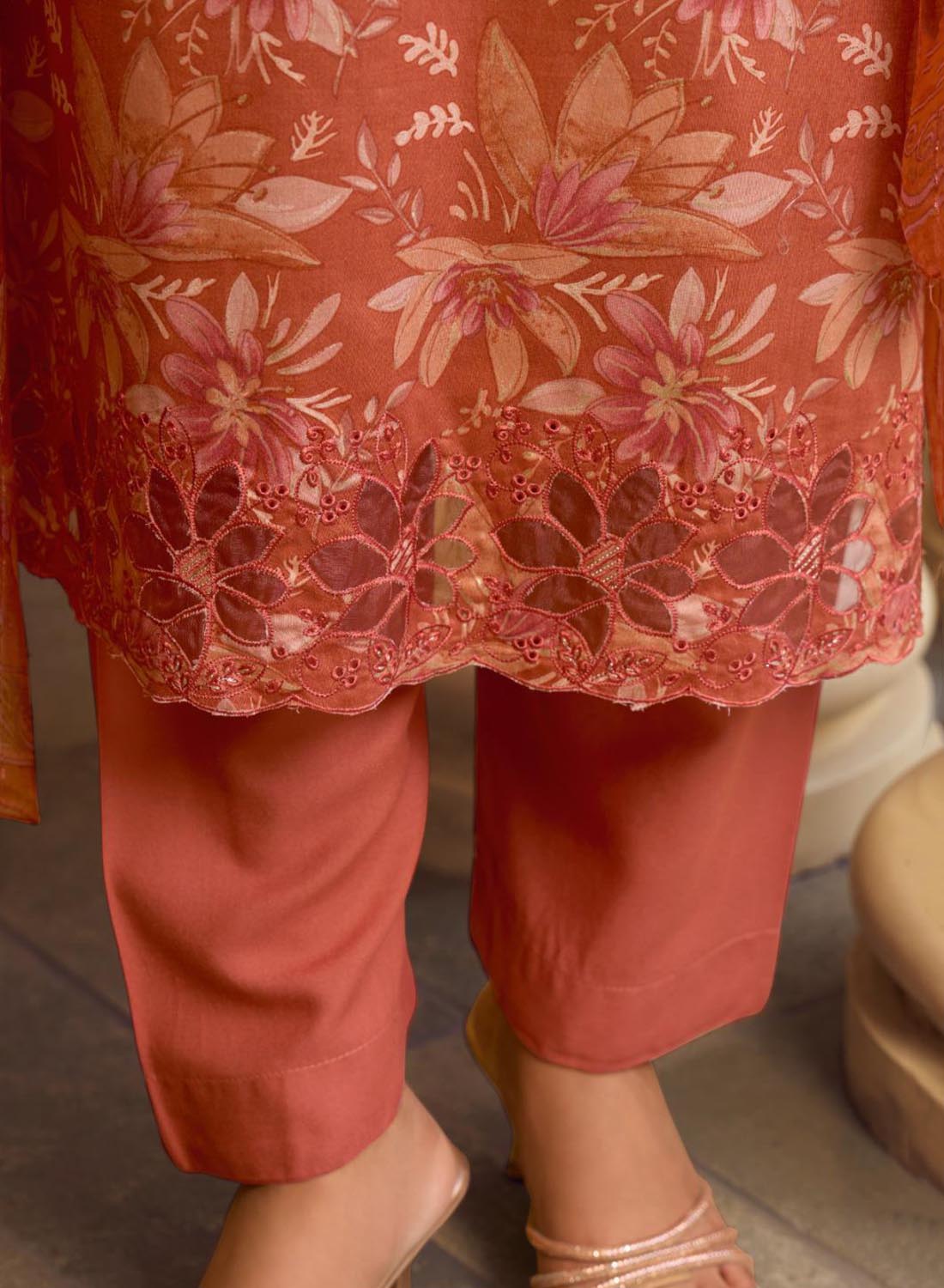 Premium Cotton Satin Unstitched Suit Set Dress Material for Women