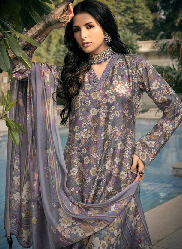 Party Wear Muslin Unstitched Salwar Suit Dress Material for Women