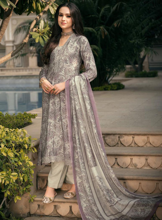 Premium Party Wear Muslin Unstitched Salwar Kameez Set for Women