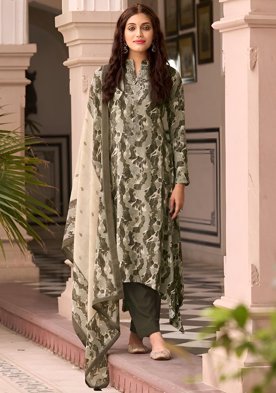 Unstitched Pashmina Winter Salwar Suit Dress Material for Women PRM Trendz