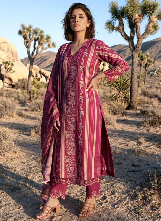 Pure Cotton Printed Unstitched Salwar Suit Fabric Dress Material for Women