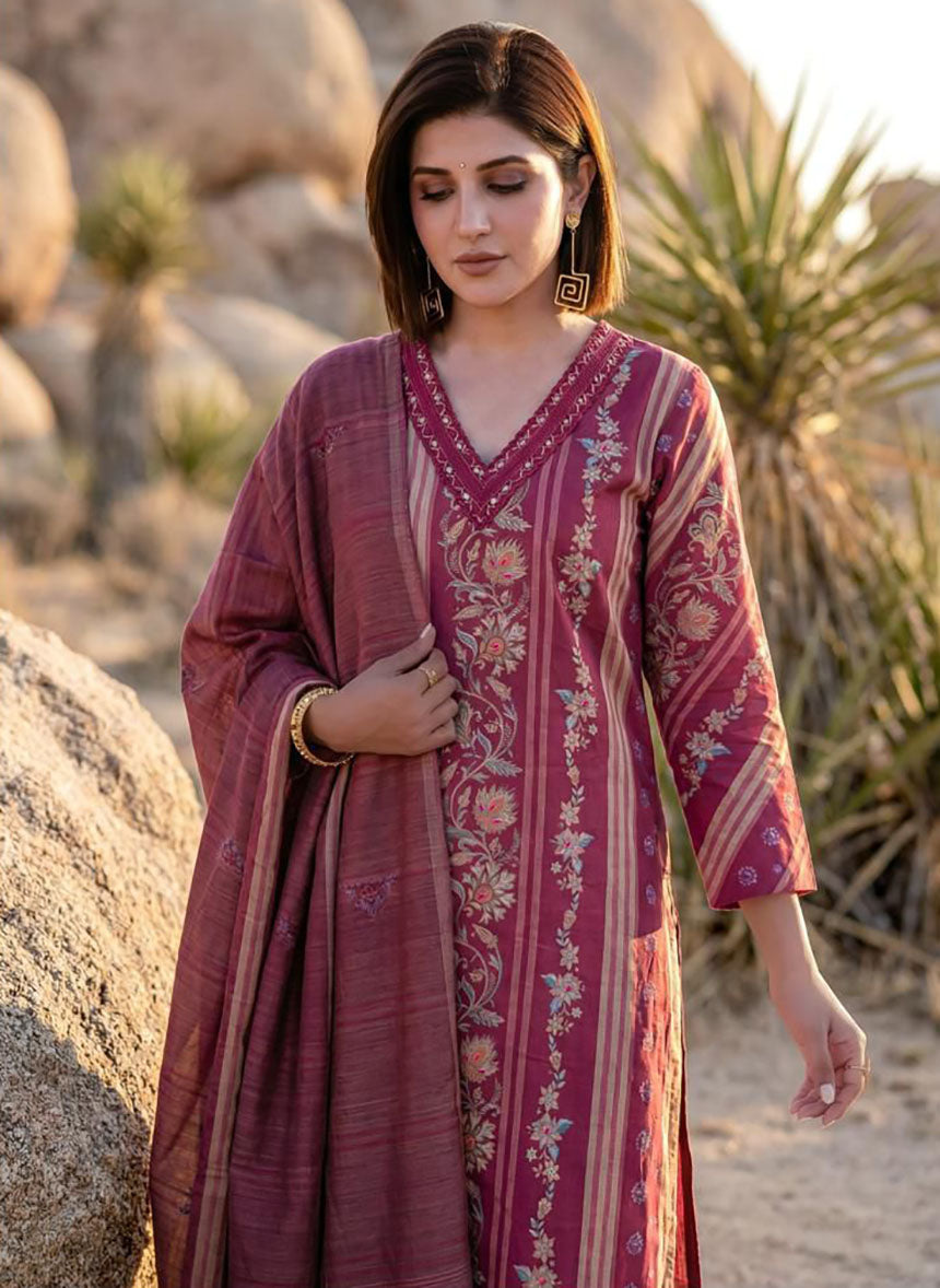 Pure Cotton Printed Unstitched Salwar Suit Fabric Dress Material for Women