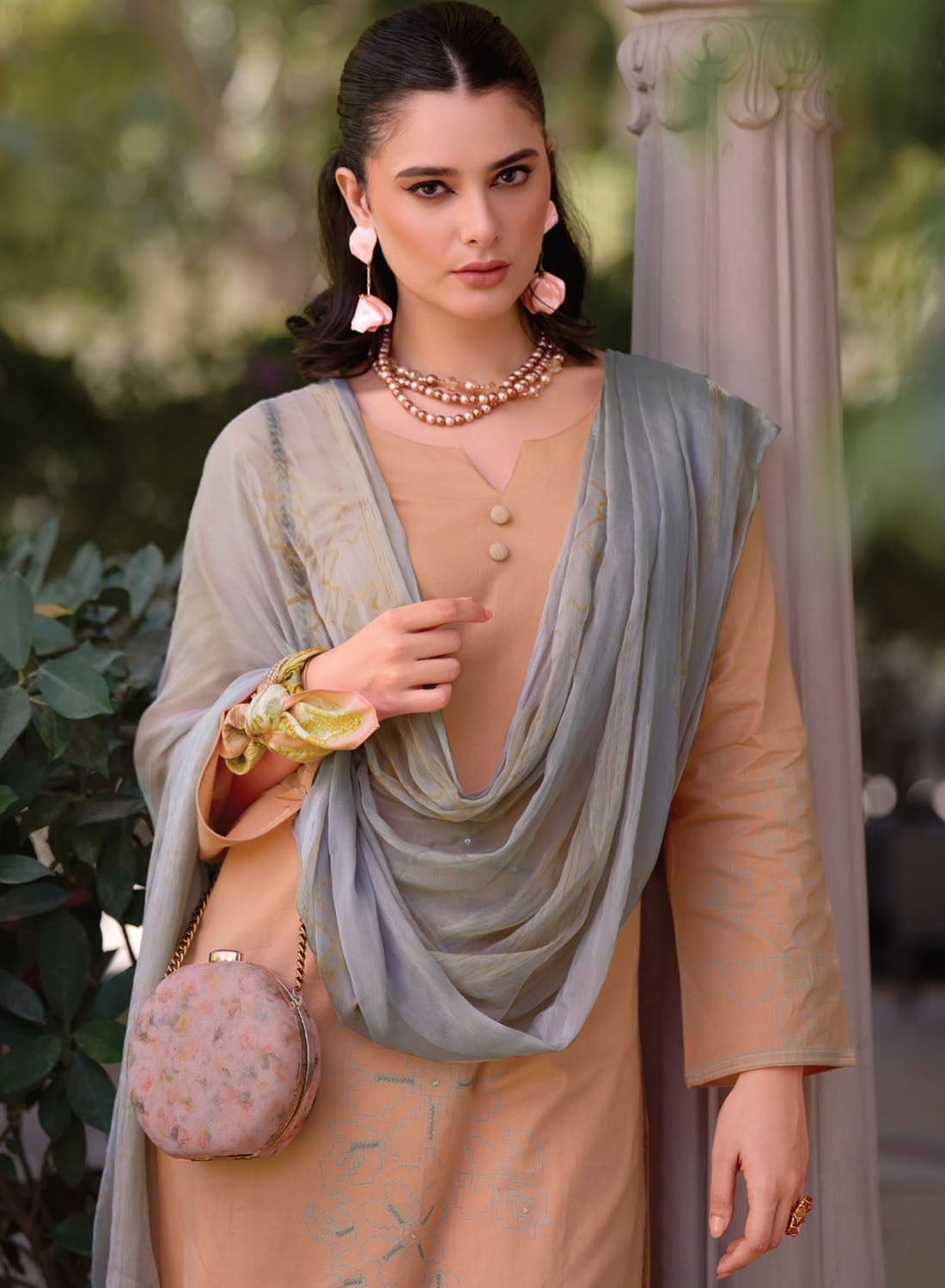 Fancy Pure Lawn Cotton Unstitched Suit Dress Material for Women