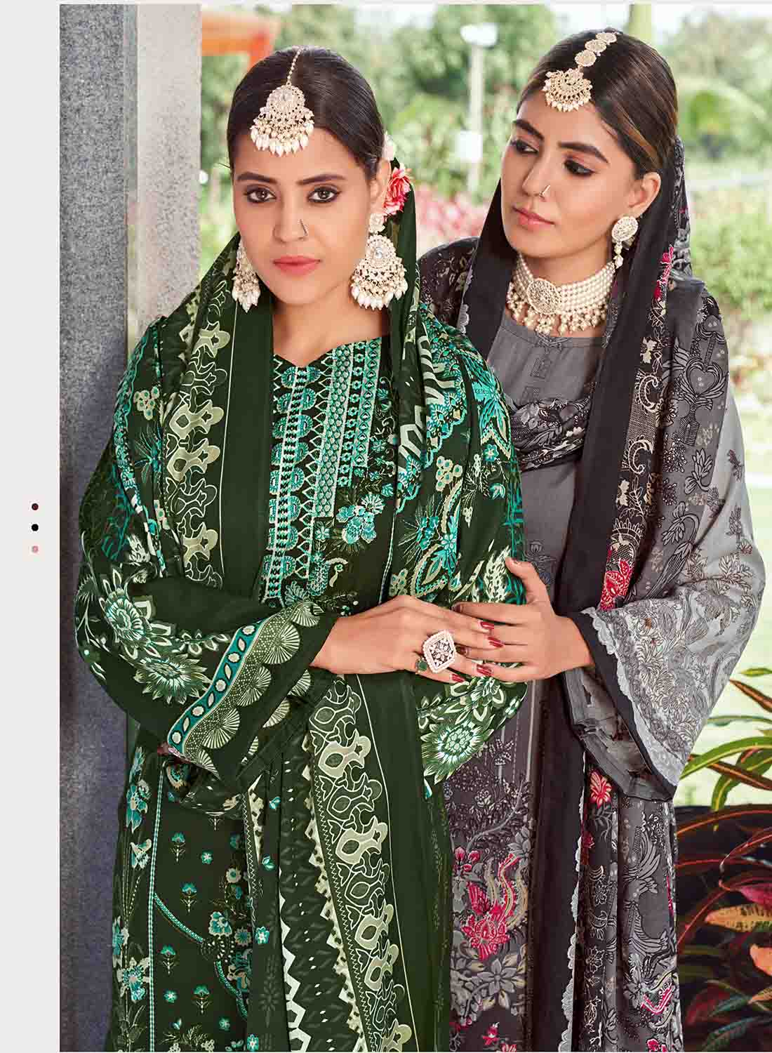 Pakistani Print Pashmina Winter Suit Dress Material for Ladies Radha Fab