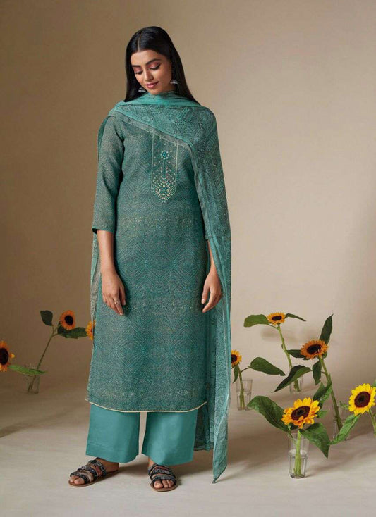 Ganga Pashmina Winter Woolen Salwar Suit Material for Ladies Ganga