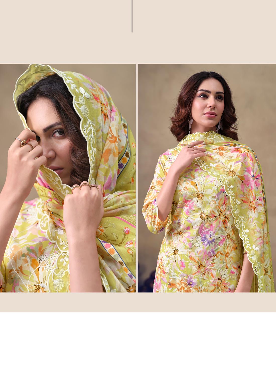 Pure Lawn Cotton Unstitched Suit Dress Material with Chikankari Embroidery