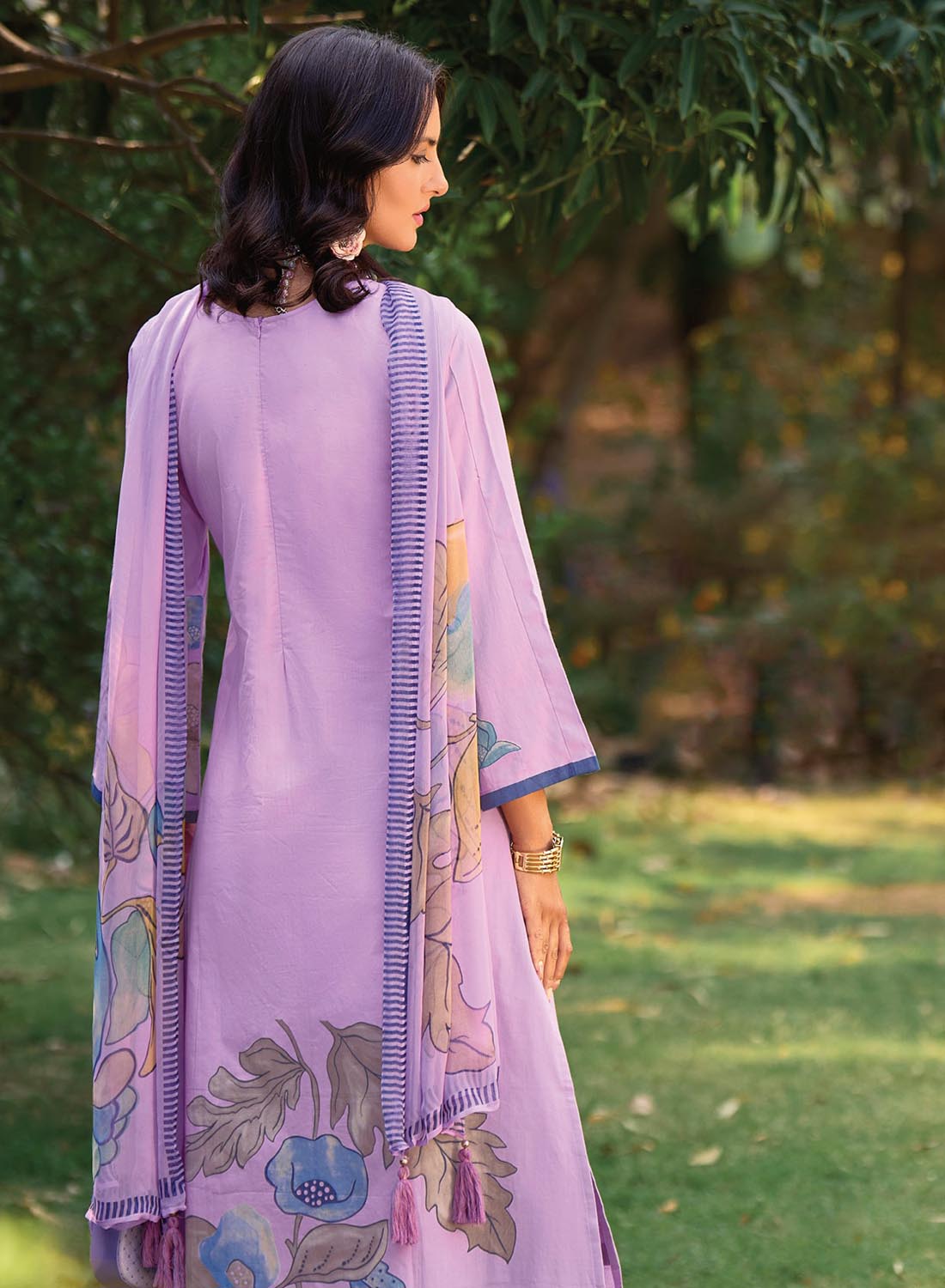 Kilory Pure Lawn Cotton Unstitched Suit Dress Material for Women
