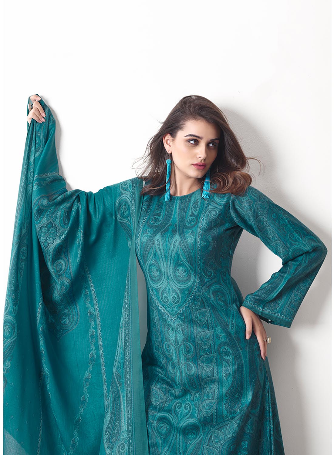 Unstitched Pashmina Winter Salwar Suits Fabric for Ladies PRM Trendz