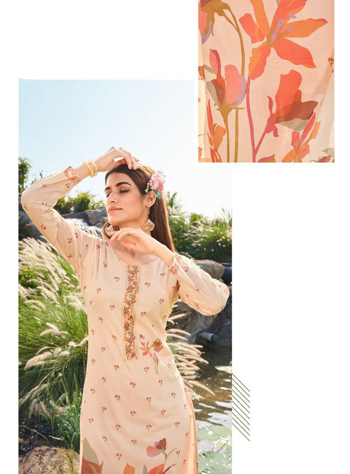 Pure Lawn Cotton Unstitched Suit Dress Material for women