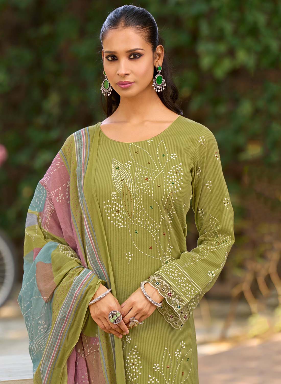 Soft Lawn Cotton Unstitched Salwar Suit Dress Material for Women
