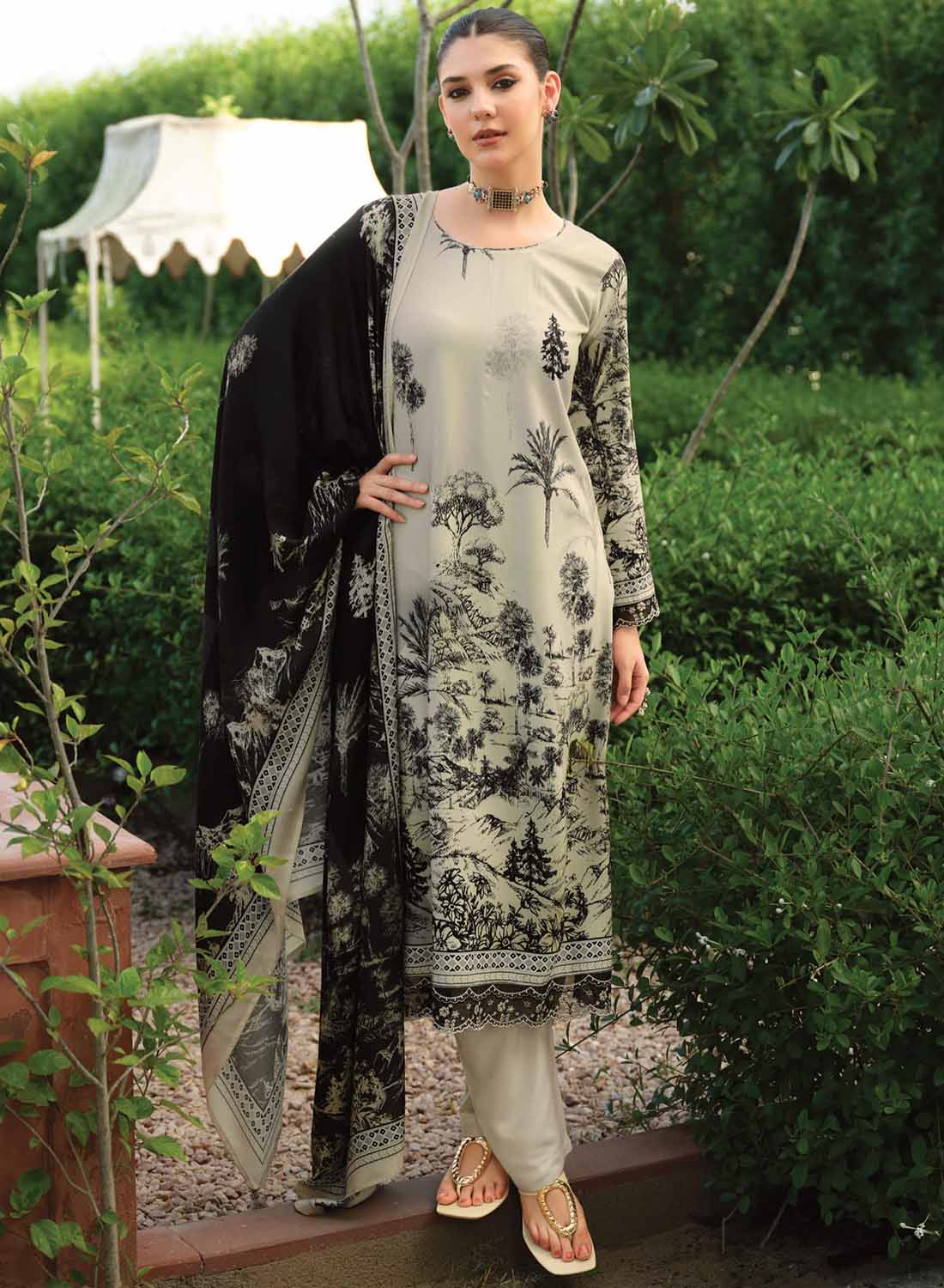 Fancy Viscose Pashmina Unstitched Winter Salwar Suit Dress Material