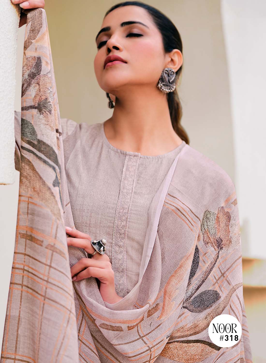 Unstitched Pure Cotton Suits Set Dress Material for Women