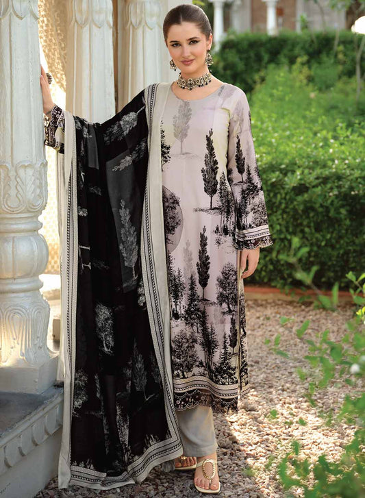 Fancy Viscose Pashmina Unstitched Winter Salwar Suit Set Material