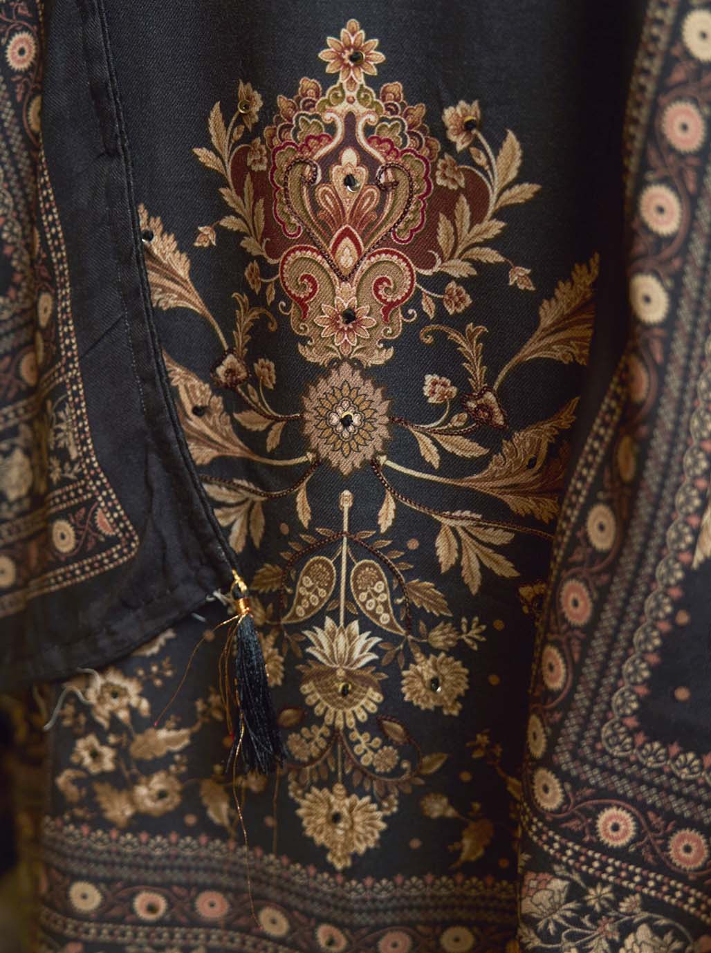 Pure Viscose Pashmina Printed Unstitched Winter Suit Set for Women