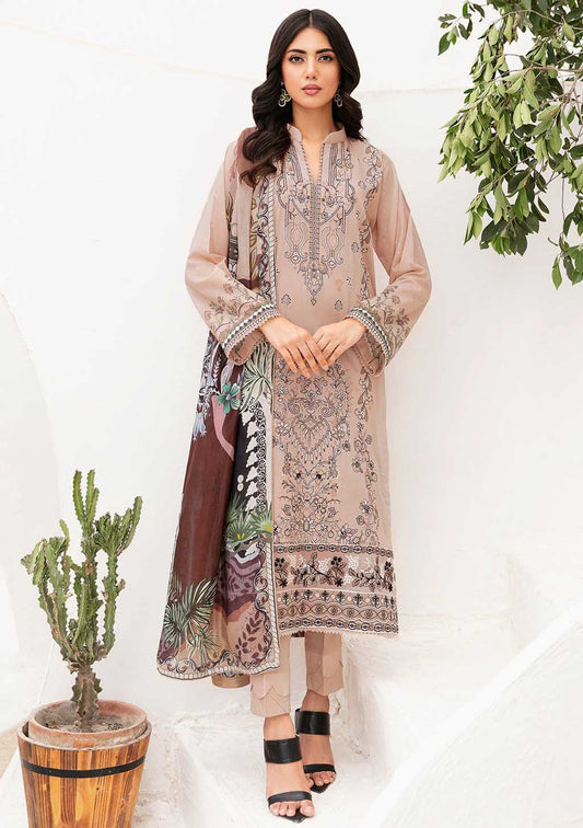 Ramsha Unstitched Pure Pakistani Lawn Salwar Suit Material