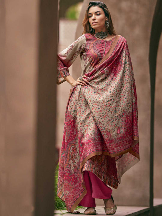 Mumtaz Arts Women's Pure Lawn Cotton Unstitched Suit Fabric Material Mumtaz Arts