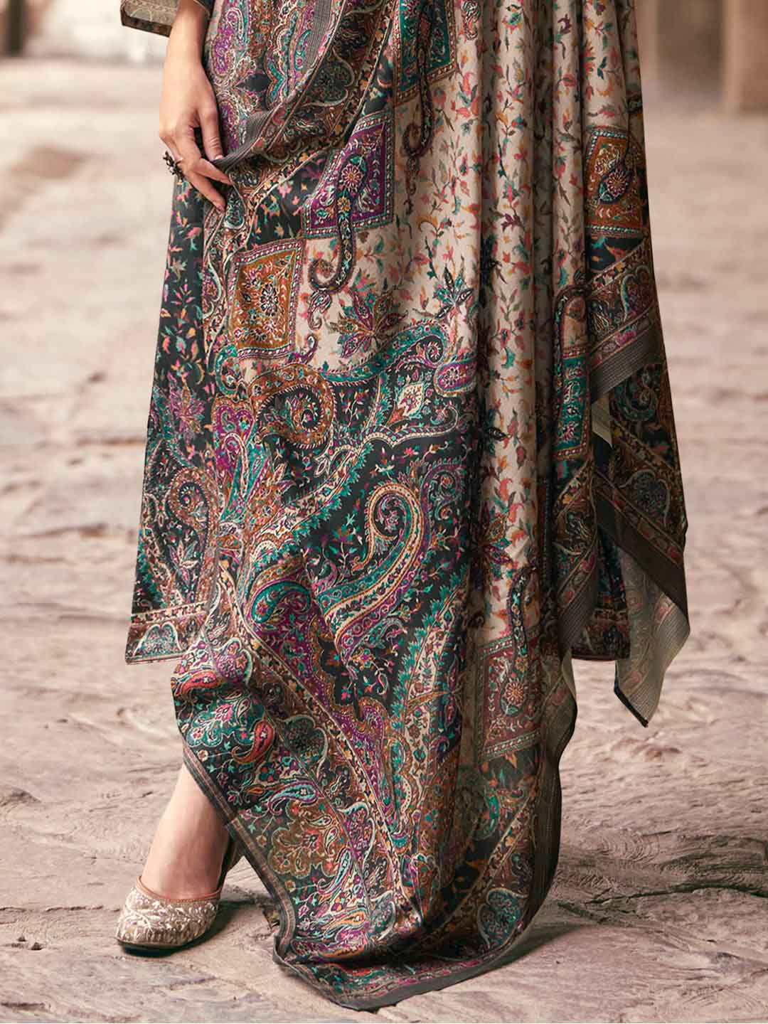 Mumtaz Arts Pure Lawn Cotton Unstitched Suit Dress Material for Women Mumtaz Arts