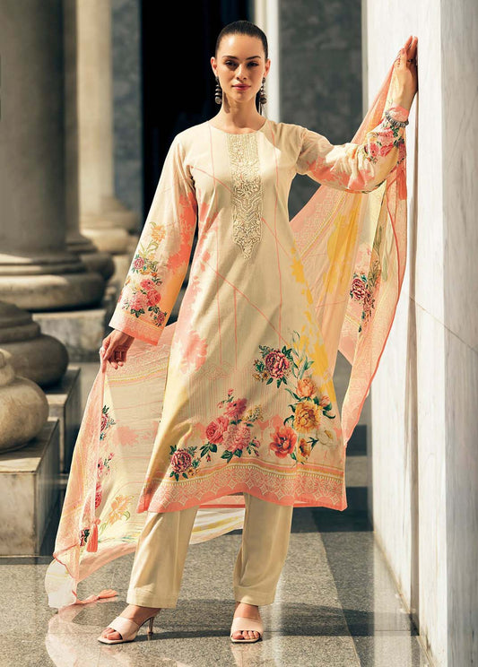Sadhana Pashmina Unstitched Winter Suit Dress Material for Ladies Sadhana