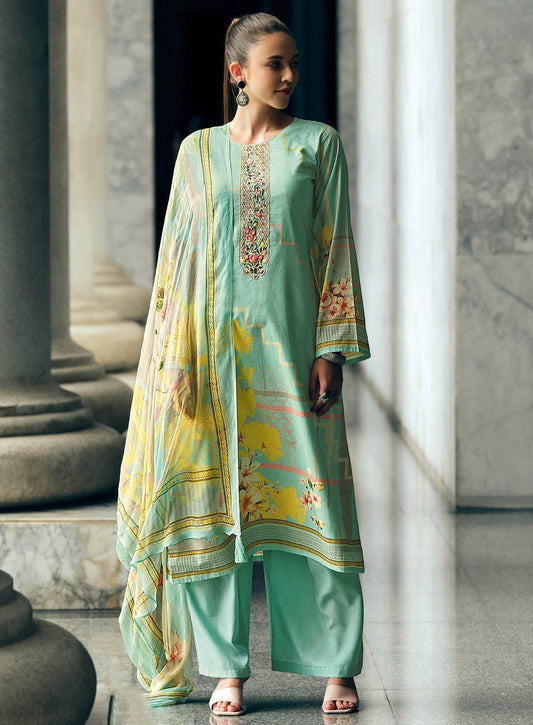Sadhana Unstitched Pashmina Winter Suit Dress Material for Ladies Sadhana