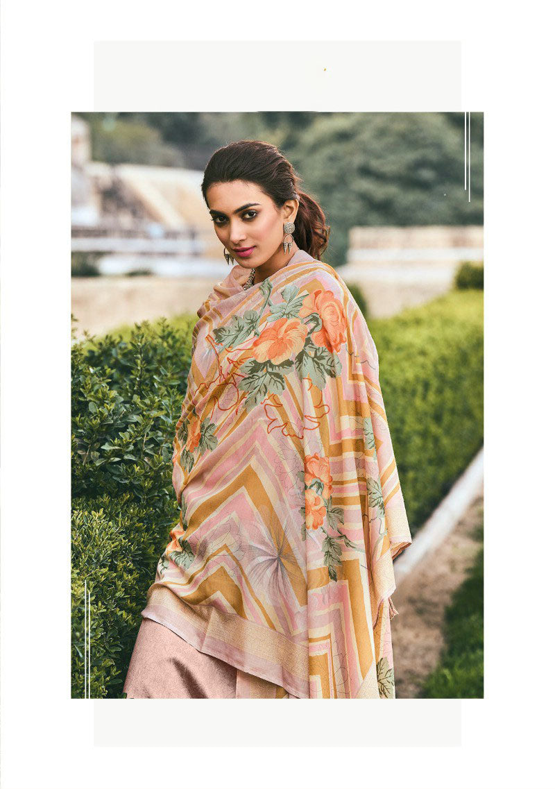 Pure Cotton Silk with Embroidery Unstitched Suit Material Kilory Trends
