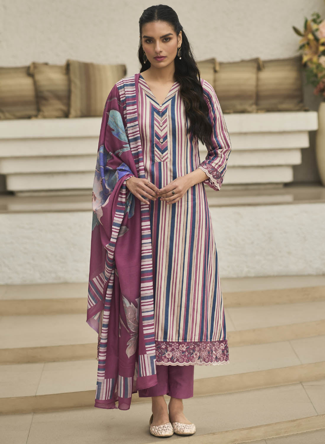 Kilory Unstitched Cotton Fancy Suit Dress Material for Women Kilory Trends