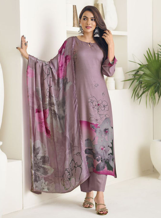 Pashmina Light weight Unstitched Winter Suit Dress Material for Women