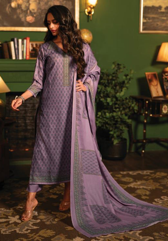 Rivaa Pashmina Unstitched Winter Suits Dress Material for Ladies