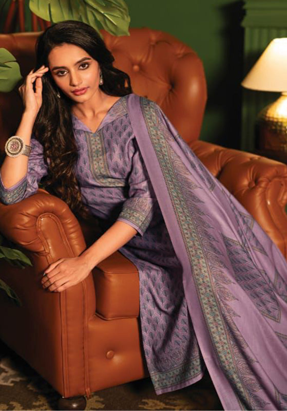 Rivaa Pashmina Unstitched Winter Suits Dress Material for Ladies