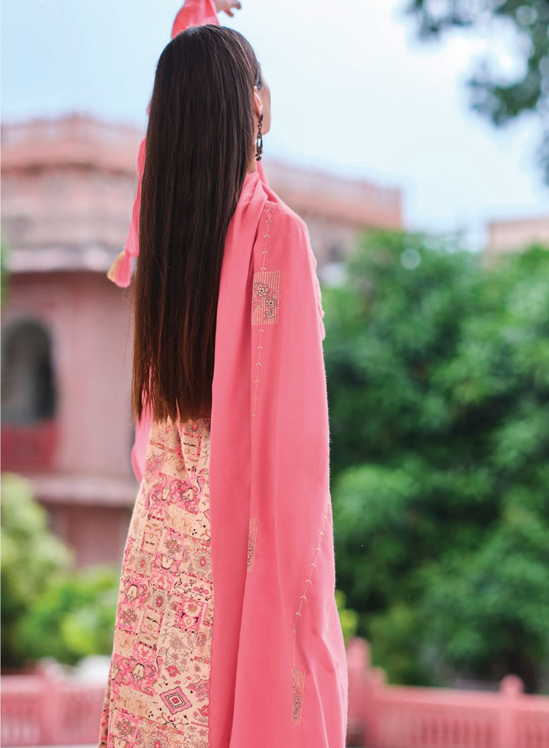 Elegant Unstitched Cotton Salwar Suit Dress Material for Women