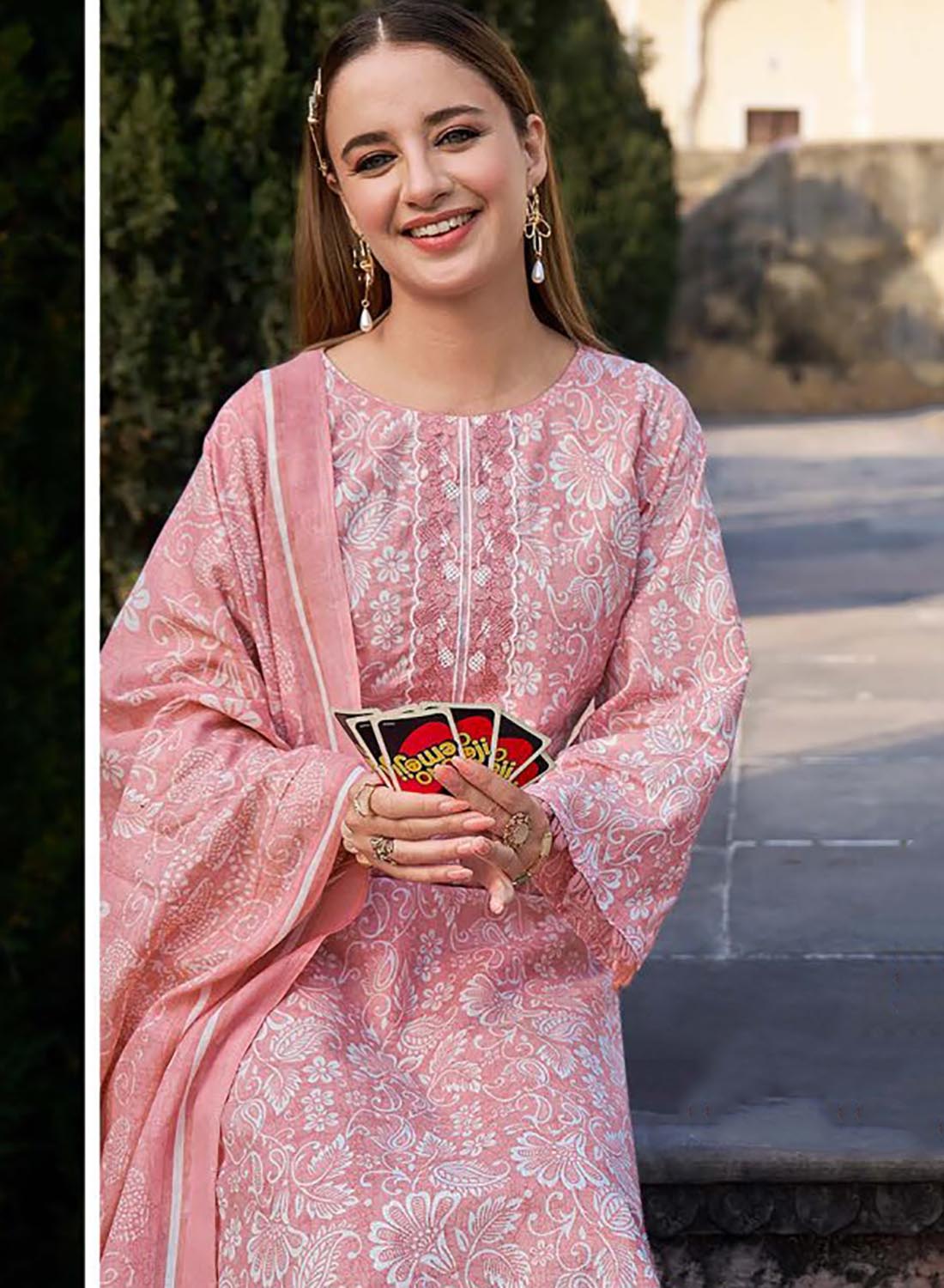 Daily Wear Pure Cotton Unstitched Salwar Suit Material for Women