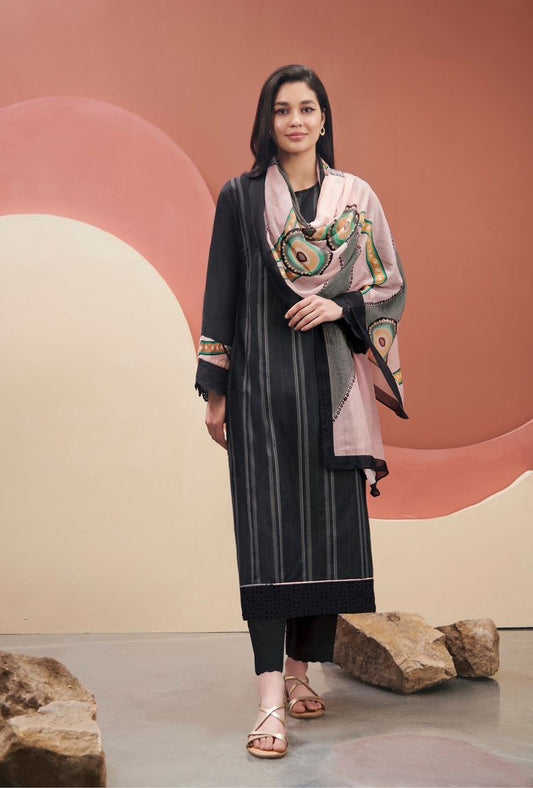 Sudriti Sahiba Cambric Cotton Unstitched Suits Material with Embroidery